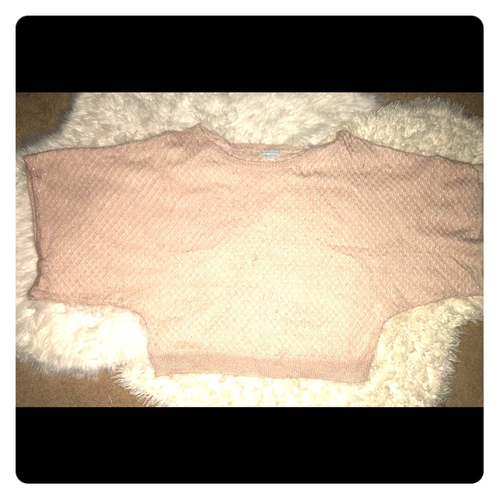 Pink knit sweater